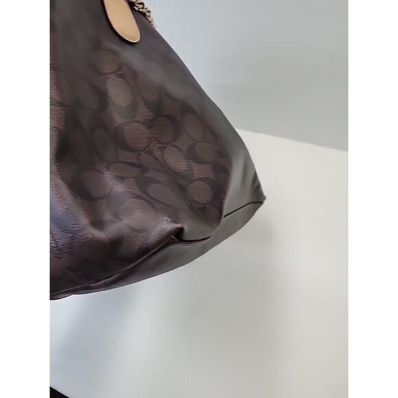 Coach Black and Tan Tote Bag - Picture 9 of 16